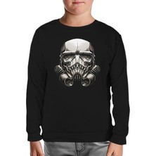 Lordd  T-Shirt   Star Wars - Trooper Siyah Çocuk Sweatshirt