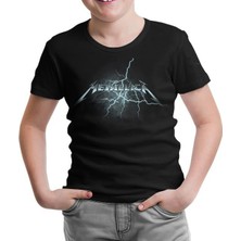Lordd  T-Shirt   Metallica - Thunder Siyah Çocuk Tshirt