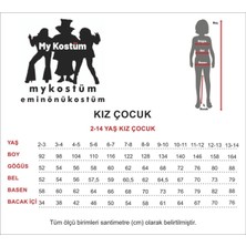 My Kostüm Kız Bebek/çocuk Turuncu Bambam Moloztaş Kostümü