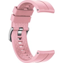 Microsonic Huawei Honor Magic Watch 2 42MM Kordon, Silicone Rapidbands Rose Gold