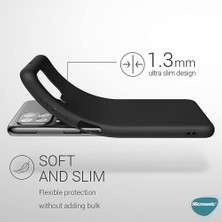 Microsonic Matte Silicone Samsung Galaxy M32 4g Kılıf Siyah