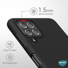 Microsonic Matte Silicone Samsung Galaxy M32 4g Kılıf Siyah