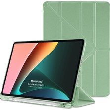 Microsonic Xiaomi Mi Pad 5 Kılıf Origami Pencil Açık Yeşil