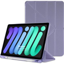 Microsonic Apple iPad Mini 6 2021 (A2567-A2568-A2569) Kılıf Origami Pencil Lila