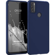 Microsonic Matte Silicone Tcl 20E Kılıf Lacivert