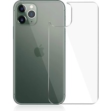 Aksesuarcim Apple iPhone 11 Pro Arka Ekran Koruyucu Cam Temperli Sert Maxi