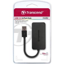 Transcend Hub2 4 Port USB 3.0 Port Çoklayıcı TS-HUB2K