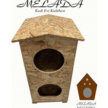 Melada Mobilya Sokak Hayvanları Kedi Evi (Dublex 1)