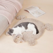 Span Kabarık Simit Kedi ve Köpek Yatağı 80 cm (Yurt Dışından)