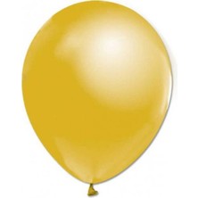 Benim Marifetlerim Metalik Altın Balon 12 Inch 10 Adet