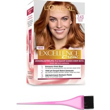 L'Oréal Paris Loreal Paris Loreal Excellence Saç Boyası 7.43+Boya Fırçası