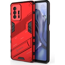 Shin-Wo Xiaomi Mi 11T/MI 11T Pro Kılıf Sert Kickstand Darbeye Dayanıklı Telefon Kılıfı (Yurt Dışından)