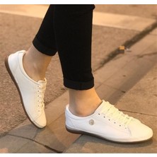 U.S. Polo Assn. Jojo Beyaz Kadın Hakiki Deri Sneaker Ayakkabı V14