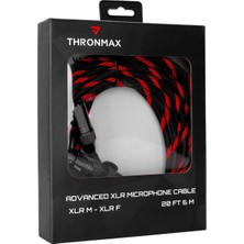 Thronmax X60 Premium Xlr 6m 22AWG Mikrofon Kablo