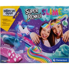 Clementoni +8 Yaş Süper Renkli Slime Seti (Clementoni)