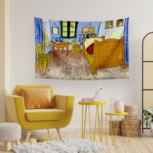 Vagonik  Van Gogh Yatak Odası Duvar Örtüsü Halısı (150 x 100 Cm)