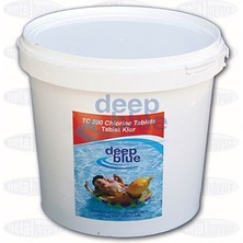 Deep Blue Tablet Klor 200 Gr. % 90 5 Kg.