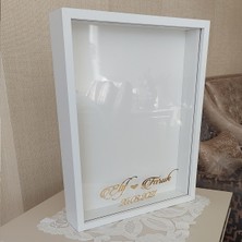 Verda Çerçeve 40 x 50 cm Beyaz 8 cm Derinlikli Yeni Trend Tasarım Anı Çerçevesi!