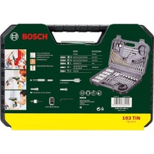 Bosch Gsr 180-LI Akülü Vidalama Şarjlı Matkap + 103 Parça Matkap Ucu Vidalama Ucu Lokma Seti