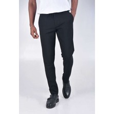 Koçmen Slim Fıt Kumaş Pantolon K1358 - Siyah