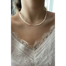 My Joyas Design Özel Seri Kalın Mat Italyan Zincir Kolye