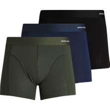 Jack & Jones 3'lü Bambu Boxer Paketi