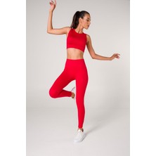 Formactive Toparlayıcı Dikişsiz Tayt-Crop Top Fitilli Takım