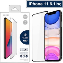 Dux Ducis iPhone 11 6.1inç Tempered Cam Ekran Koruyucu 10D Full Kaplama