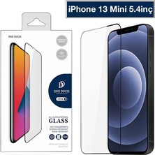 Dux Ducis  iPhone 13 Mini 5.4inç Tempered Cam Ekran Koruyucu 10D Full Kaplama