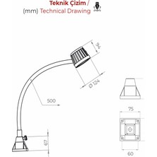 Erc L-13-67 Makine Aydınlatma Lambası