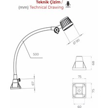 Erc L-20-67 Makine Aydınlatma Lambası