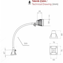 Erc L-41-67 Makine Aydınlatma Lambası