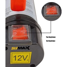 Stilmax 12V Kendinden Emişli Yakıt Sıvı Yağ Mazot Aktarma Transfer Pompası Paslanmaz