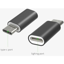 Platoon Typc Usb-C Type C - Apple iPhone iPad Lightning Çevirici Dönüştürücü