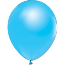 Benim Marifetlerim Metalik Açık Mavi Balon 12 Inch 50 Adet