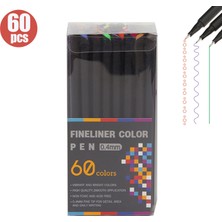 Beauty Life 60 Parlak Renkler Fineliner Renk Kalem 0.4mm Ince Nokta (Yurt Dışından)