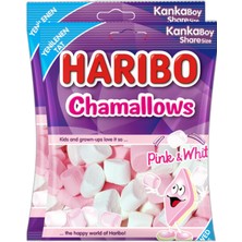 Haribo Chamallows Marsmallow Marşmelov Pink White 150 gr 5'li