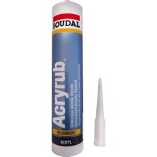 Alm Alüminyum Soudal Silikonize Akrilik Mastik 500GR - Altinmeşe