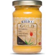 Artdeco Gold : Geleneksel Ebru Boyası : 105 ml : Oksit Sarı 165 S.1