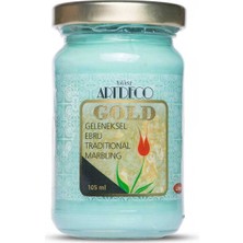 Artdeco Gold : Geleneksel Ebru Boyası : 105 ml : Yeşim 575 S.3