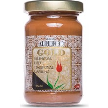 Artdeco Gold : Geleneksel Ebru Boyası : 105 ml : Kahve 650 S.1