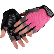 Huwai Yarım Parmak Outdoor Spor Kaymaz Nefes Alabilir Bisiklet Eldiveni (Yurt Dışından)