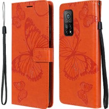 LRtools Xiaomi Mi 10 T 5g / Mi 10t Pro 5g / Redmi K30s İçin Kelebek Desen Deri Telefon Kılıfı (Yurt Dışından)