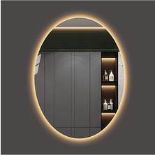 Global Led Mirror 80x60 Ledli Elips Ayna Banyo Aynası