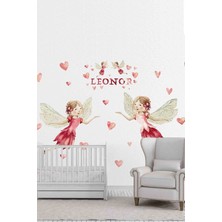 Kt Grup Ikiz Peri Kız Çocuk Odası  Duvar Sticker Seti