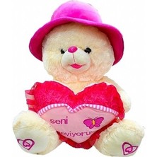 Halley 45 cm Şapkalı Ayı