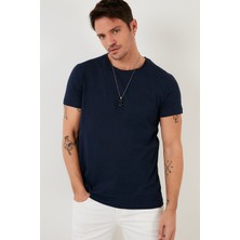 Buratti Pamuklu Slim Fit Bisiklet Yaka T Shirt Erkek T Shirt 59020001