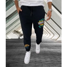 Amor Man Good Time Bacak Baskılı Çift Cep Dış Mekan Yeni Stil Erkek Jogger Eşofman Altı