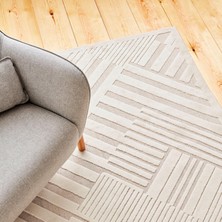Kaşmir Halı 7/24 İskandinav Bergen 120x180 cm Salon Mutfak Halısı Yolluk Kilim