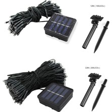 Solar Güneş Enerjili Dış Bahçe 8 Modlu 20METRE 200 LED Rgb